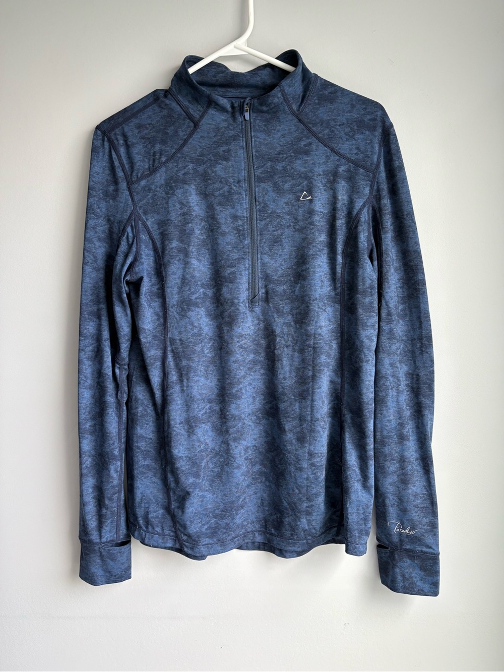 Paradox Women’s Performance Half-Zip Jacket in Heather Blue